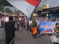 Gelar MTQ, Ratusan Warga Legok Gelar Pawai Ta'aruf