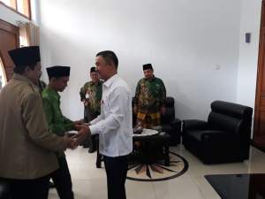 Terima Kunjungan Pengurus NU, Wabup Dorong Peningkatan Sarana Keagamaan