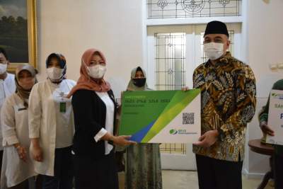 Zaki Serahkan Santunan BPJS Ketenagakerjaan