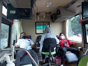 Melibatkan BPPKB dan Pemuda Pancasila, PMI Rajeg Menggelar Donor Darah di Awal Tahun 2021