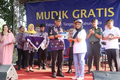 Pj Bupati Tangerang Lepas Ribuan Pemudik