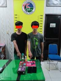 Dua pengedar Sabu-sabu yang berhasil diamankan SatRes Narkoba Polres Asahan