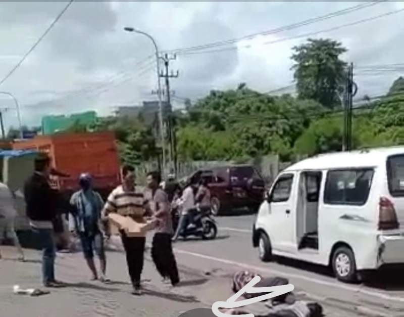 2 Bocah Tewas Diseruduk Truk Tronton di Turunan Fly Over Balaraja