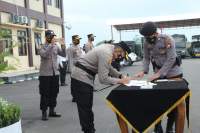 Kapolres Serang Pimpin Sertijab, Kabagops Dan Dua Kapolsek di Mutasi