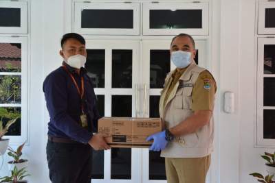 Zaki Terima Bantuan CSR dari Summarecon Serpong dan PT. Bali Tower