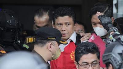 Mantan Kadiv Propam Polri, Ferdy Sambo, di Gedung Jaksa Agung Muda Tindak Pidana (Jampidum), Jakarta Selatan, Rabu, dua pekan lalu.