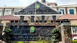 PN Tangerang, tempat berlangsungnya sidang sengketa lahan ahli waris Jengkur dengan pengembang Alam Sutera.