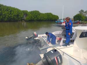 Satpolairud Polresta Tangerang Lakukan Pengecekan Kapal