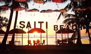 Destinasi wisata Saiti Beach di Nias Utara.(istimewa).