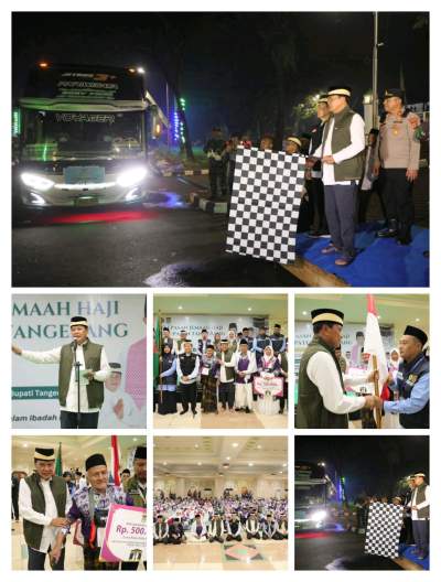 Bupati Tangerang Lepas 393 Calon Jemaah Haji