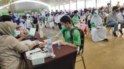 Ribuan Pelajar SMP di Cilegon Sudah Divaksin