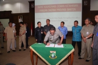 Plt Gubernur Membuka Rakor Dewan Ketahanan Pangan Daerah Provinsi Banten