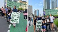 Seorang Ibu di CFD Jakarta: Tolong Anakku Butuh Ganja Medis