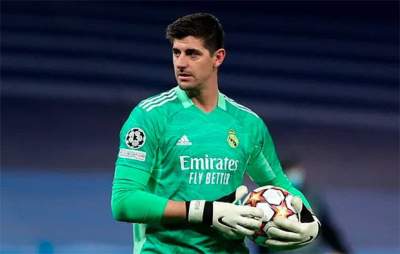 Penjaga Gawang Real Madrid, Thibaut Courtois. (net) 