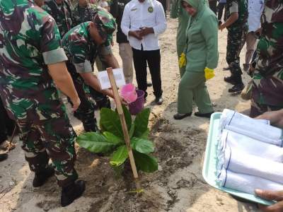 Program Penghijauan, Korem 064/MY Tanam 5 Ribu Pohon Ketapang