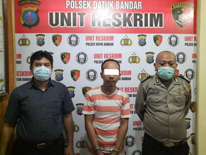 Ancam Bunuh Arjuna, Daniel di Ringkus Unit Reskrim Polsek Datuk Bandar Polres Tanjungbalai