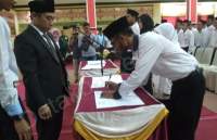 Ribuan Anggota PPK dan PPS Lebak Dilantik