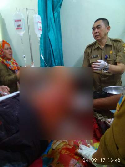 Pemuda Cimandiri Dibacok Orang Tak Dikenal