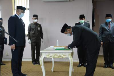 Zaki Kembali Lantik Dua Pejabat Eselon II