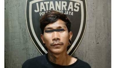 Riski alias Ikay pelaku penusukan Tarmawan hingga meninggal dunia.