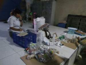 Penggerebekan pabrik bakso dan makanan siap saji di Kota Tangerang.