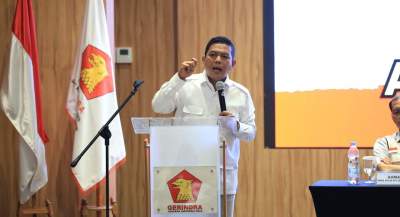 Ketua DPD Gerindra dan Ketua DPRD Banten, Andra Soni.