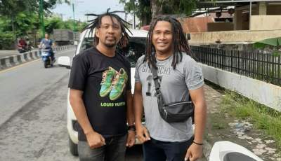Sosok Iptu Muhammad Rony (kiri) dilantik menjadi Kapolsek Tanjungbalai Utara.(istimewa).