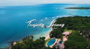 Tempat wisata Tanjung Lesung sebelum terdampat tsunami selat sunda