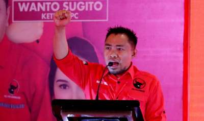 Ketua DPC PDIP Kota Tangsel, Wanto Sugito.