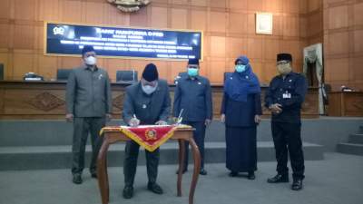 Tok ! APBD Perubahan 2020 Disahkan, Pendapatan Menyusut Rp 211 Miliar, Belanja Turun Rp 255 Miliar