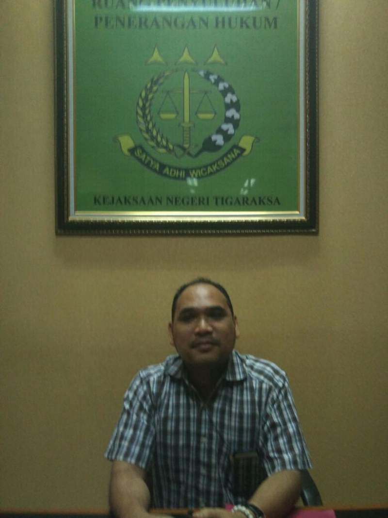  Kasi Intelejen Kejari Tigaraksa Mico Wiranto.