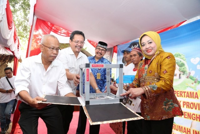 Bentuk Perhatian Kepada Masyarakat, Pemprove Banten Bangun Rumah Instan