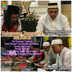 Rayakan Tahun Baru, Bupati dan Wakil Bupati Tangerang Kompak Gelar Zikiran