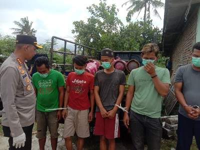 Krimsus Polres Metro Tangerang Grebek Pelaku Pengoplosan Gas Elpiji Subsidi