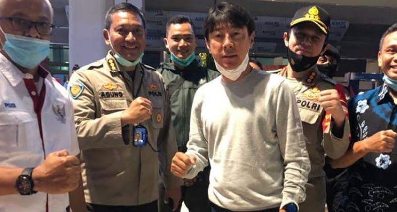 Pelatih Timnas Indonesia Shin Tae Yong Tiba Di Tanah Air