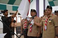 Zaki - Mad Romli Dilantik Jadi Pengurus Pramuka Kabupaten Tangerang