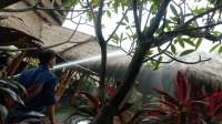 Disambar Petir, Warung Mang Engking Citra Raya Terbakar