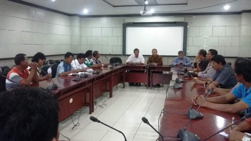 Komisi IV dan Organda Kota Tangerang saat hearing soal kebijakan transportasi online.