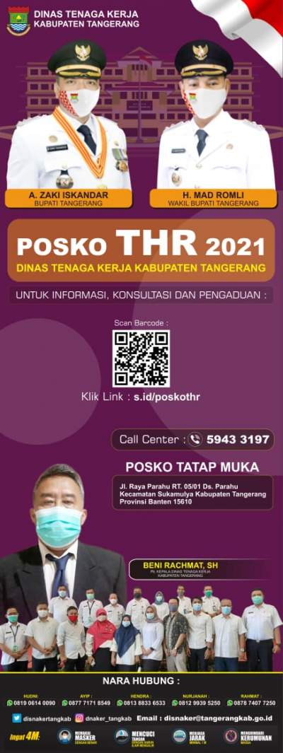 Pemkab Tangerang Buka Pengaduan THR