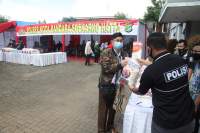 Polresta Bandara Soetta Gelar Kegiatan 3T dan Bakti Sosial