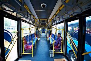 Ilustrasi bus TransJakarta.