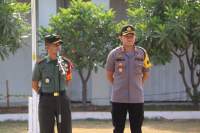 Kapolda Banten dan Danrem 064/MY Gelar Apel Pam VVIP Kunker Wapres RI