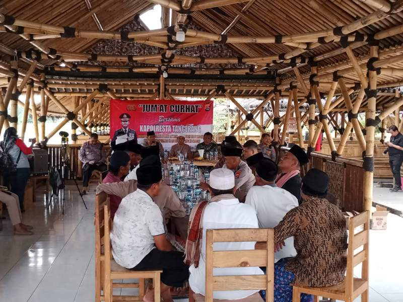 jumling bersama Kapolresta Tangerang.