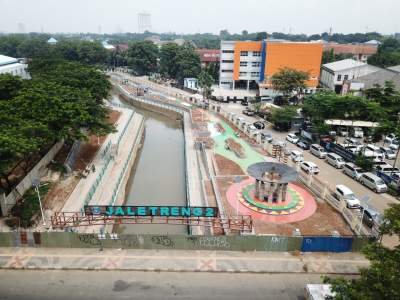 Tanggapan DSDABMBK Tangsel Soal Longsor Taman Jaletreng 2