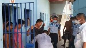 Deteksi Dini Gangguan Kamtib, Blok Hunian Lapas Tanjungbalai di Razia