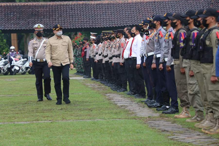 Zaki Pimpin Apel Gelar Pasukan Operasi Ketupat Maung 2022