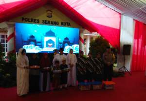 Polres Serang Kota Gelar Buka Bersama dan Santunan