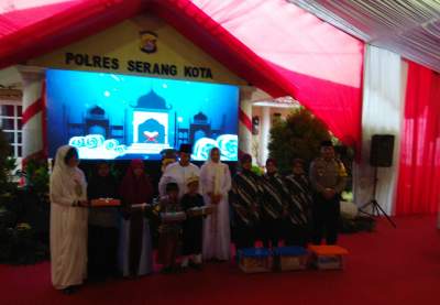 Polres Serang Kota Gelar Buka Bersama dan Santunan