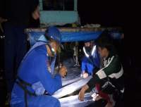 Kapal Tanpa Nama Diperiksa Satpolair Polres Tanjungbalai