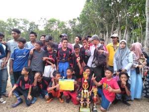 SMPN 4 Cigeulis Gelar Turnamen Sepakbola Antar SD